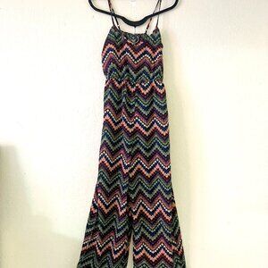 Hot & Delicious Spaghetti Strap Wide Leg Jumpsuit (M) NWOT